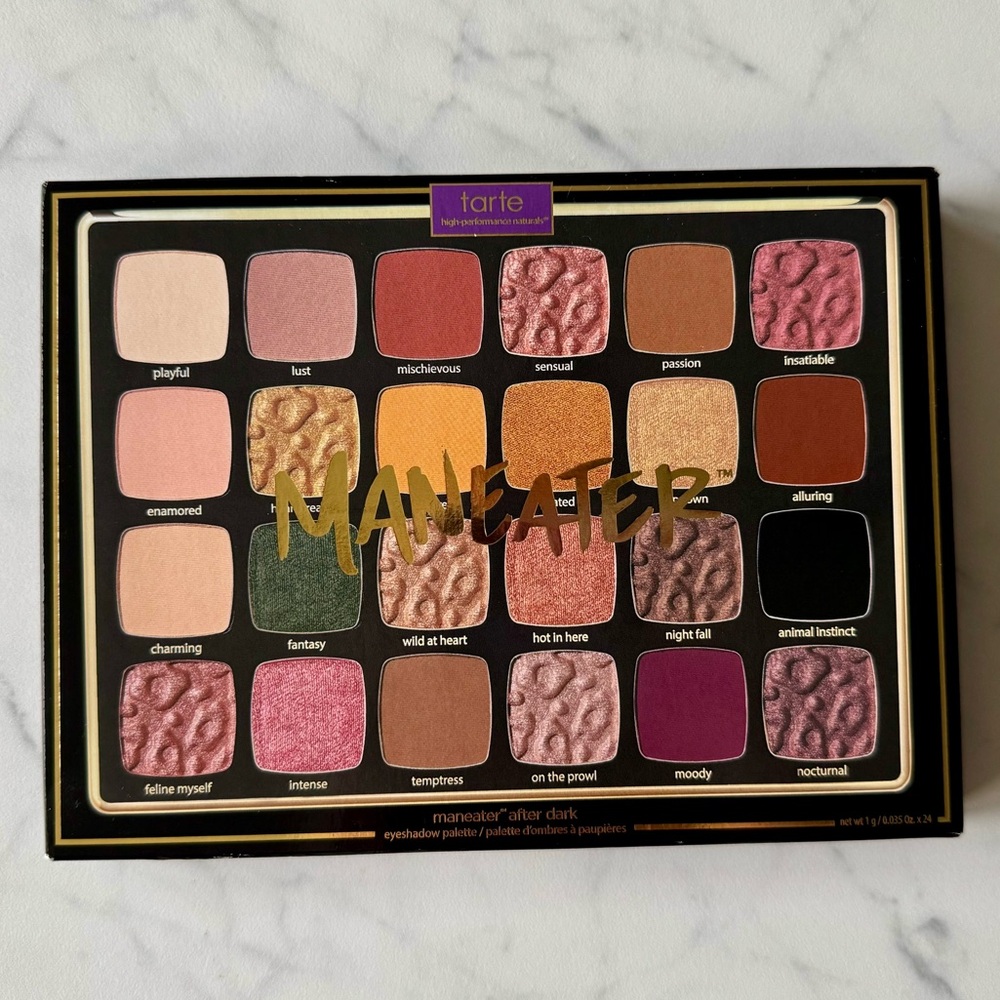 Tarte Maneater Eyeshadow Palette - Playful Pinks and Bold Browns